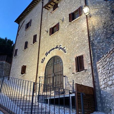 SantʼAnatolia di Narco Villa Con Piscina "La Dogana Di Spoleto " מראה חיצוני תמונה